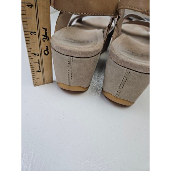 Dansko Tan and Silver Sandals - Picture 3 of 6